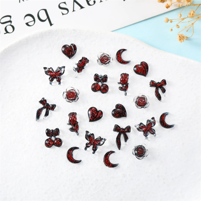 Nail Art Vampire - 50 szt. Akcesoria do paznokci wampira
