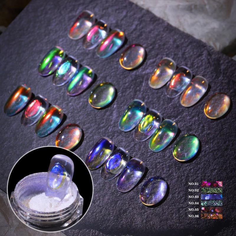 Nail Art Zone - Z. Brokat do paznokci Aurora Ice