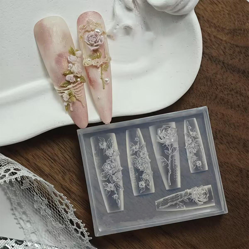 Z. Elastyczne silikonowe formy – Nail Art Zone recenzja i cena