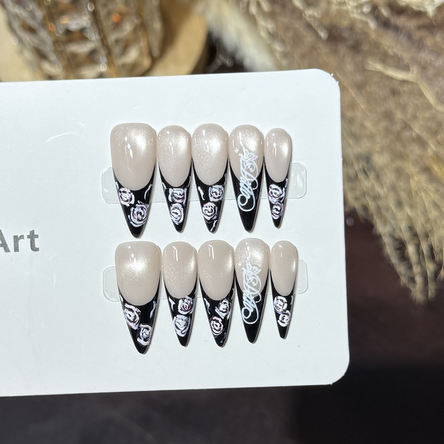 10 szt. ręcznie robionych pazn – Nail Art Full Cat Eye recenzja i cena