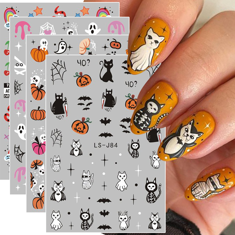 4 szt. Halloweenowe gotyckie n – Nail Art Vampire recenzja i cena