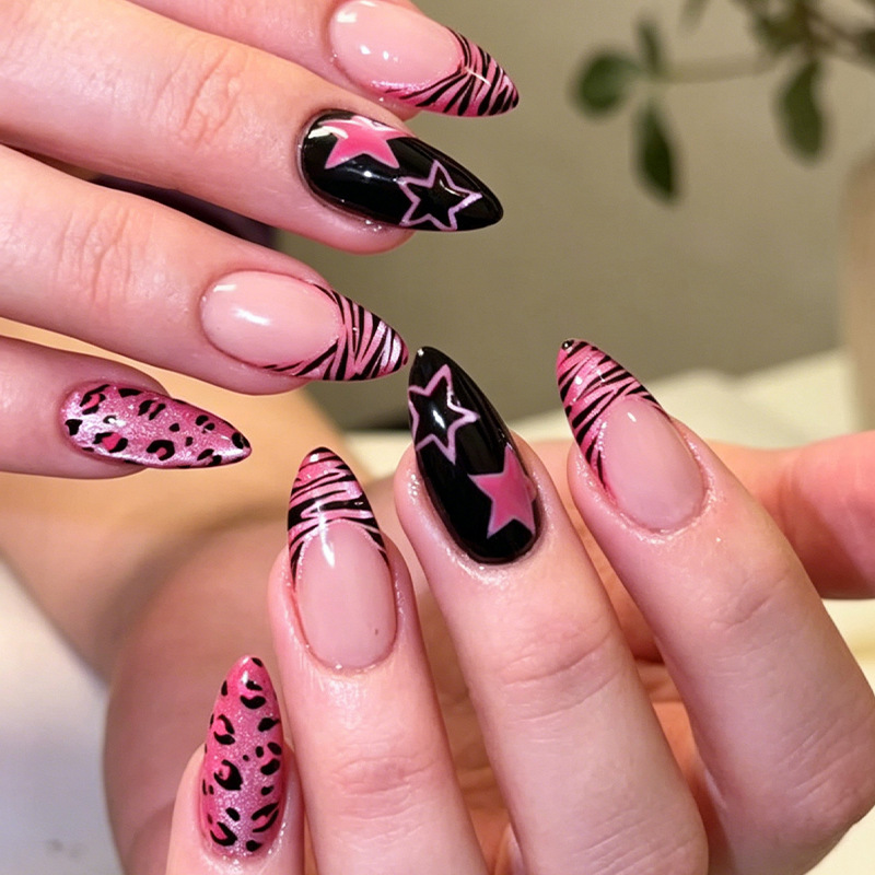 24 szt. Sztuczne Paznokcie z W – Nail Art Full Cat Eye recenzja i cena